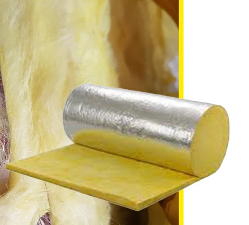 Aluminium foil plus glasswool