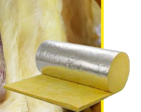 Aluminium foil plus glasswool